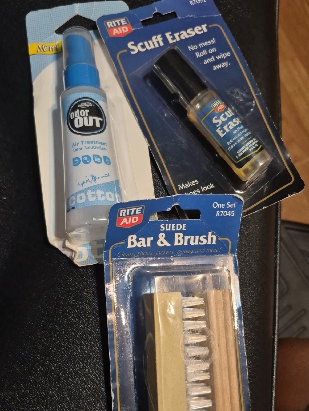Scuff Eraser & Suede Bar + Odor Out Cotton Spray Shoe Care Kit